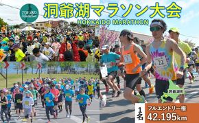 洞爺湖マラソンに参加して大会を応援！ エントリー権 (1人)