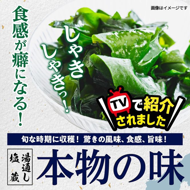 ＼テレビで紹介されました！／ 国東天然わかめ（湯通し塩蔵480g）_0078N-2
