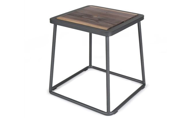 squaRスクエアール　スツール～塔～ガンメタリック [No.545]