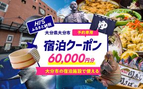 【O01027】HISふるさと納税宿泊予約専用クーポン（大分県大分市）60,000円分