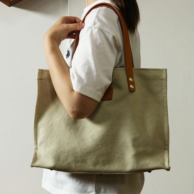 帆布トートバッグ　スクエアー  Z113