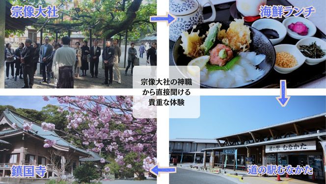 神職が語る宗像大社の真髄 ～世界遺産・宗像大社めぐり＆神職ガイド付き日帰り旅(1～3名同額プラン)～【宗像観光協会】_HA1868 宗像大社 世界遺産 神職 ガイド付き 日帰り旅 日帰り 旅 福岡県宗像市 宗像市 福岡 宗像