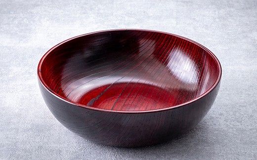ボウル　赤摺　6.0 山中漆器 伝統工芸 工芸品 木製 漆塗 国産 日本製 F6P-3279