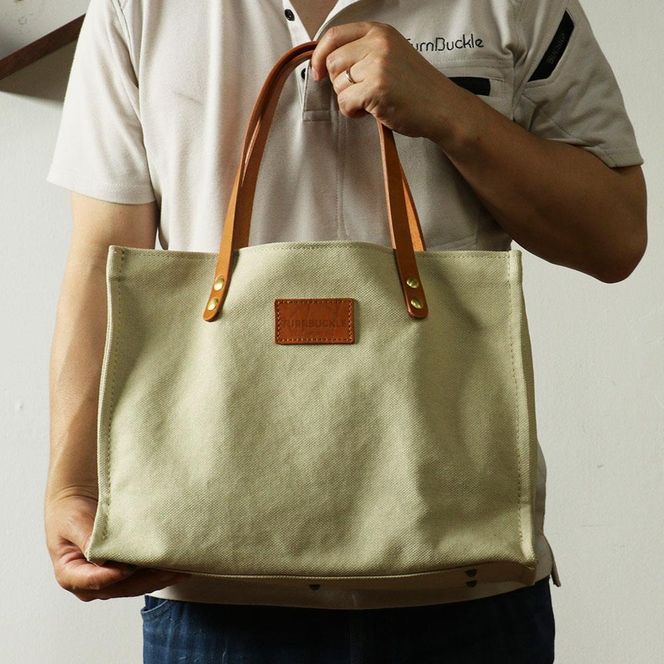 帆布トートバッグ　スクエアー  Z113