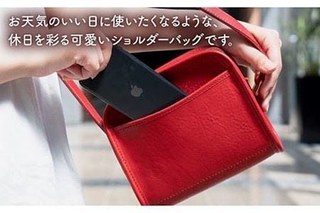 ラウンド ファスナー の ショルダー バッグ 《糸島》【LADIES&GENTLEMEN】 革製品 革鞄 カバン [ADK018] 柔らかくて使いやすい  休日を彩る可愛いショルダーバッグ