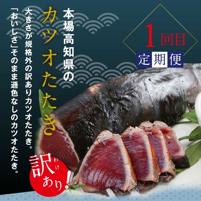 【CF-R7hbk】t060kyf-tka-kks　土佐味堪能香美市コラボ5ヶ月定期便 かつおのタタキ×1.5kg 御在所しいたけ 土佐和牛霜降りスライス(うで)×450g 牛バラスライス×450g マグロの漬け丼の素 80g×5Pセット 訳あり