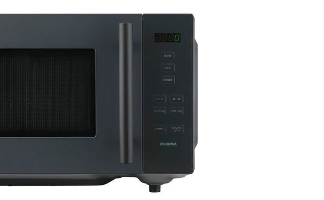 電子レンジ 18L フラット アイリスオーヤマ IMB-F187-H グレー れんじ フラットテーブル フラットタイプ シンプル 温め レンジ調理 ヘルツフリー 自動メニュー キッチン家電 調理家電