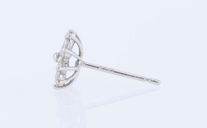 J089 ARC-EN-CIEL PTダイヤピアス（計 0.40ct）