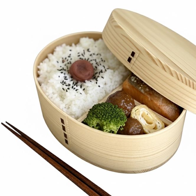 日々 hibi 曲げわっぱ 弁当箱 白木［YS159］ 303446_CR185VC01