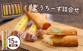 ぼうちーず詰合せ 15本（菓子 焼き菓子 ケーキ スイーツ 個包装 小分け 人気 チーズ 地域限定 お土産 宮崎 小林市）