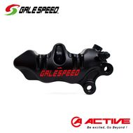 GALE SPEED エラボレート・フロント4Pキャリバー(アキシャル40mm) 右/チタンボルト仕様 ブラック バイク オートバイ パーツ 右キャリパー 