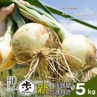 【新玉ねぎ】淡路島たまねぎ 歩-AYUMU- 5kg【発送時期：2026年3月～5月頃】玉ねぎ