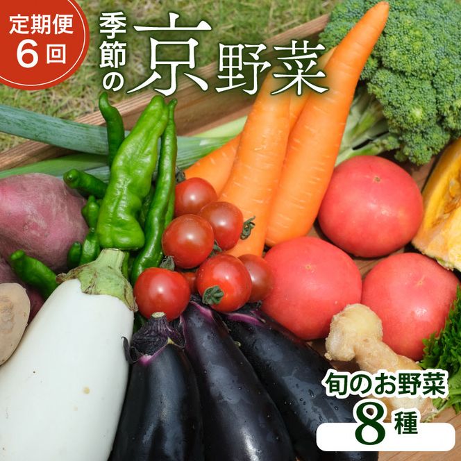 旬のお野菜詰め合わせ 京野菜セット 8種類　全6回
