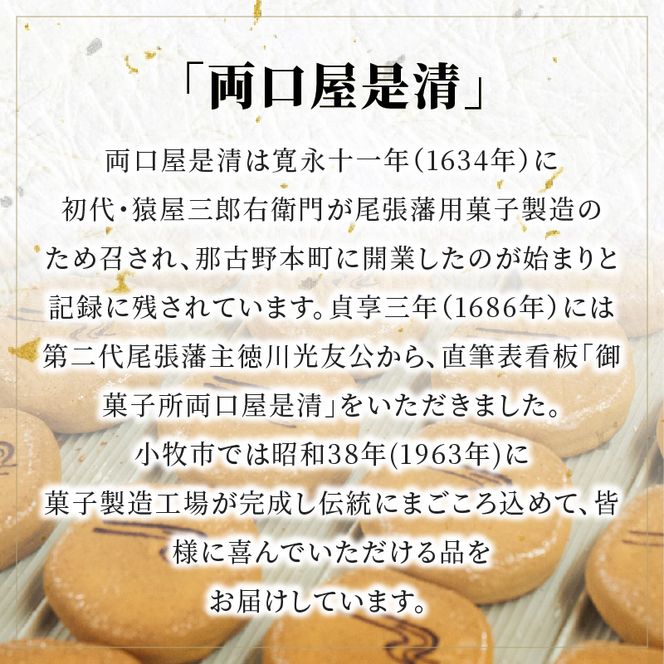 両口屋是清 銘菓詰合せ（三種類詰合せ　11個入）［045R08］