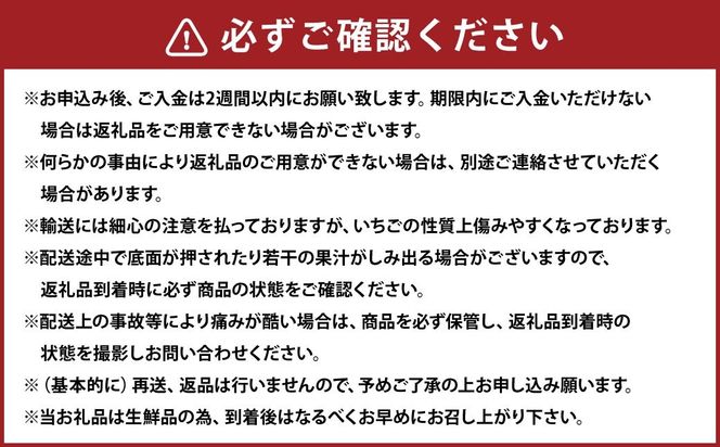 大粒あまおう 2パック 合計500～540g 【2027年2月上旬～4月下旬発送予定】  あまおう 苺 いちご 果物 果実 フルーツ 大粒 国産 九州 福岡県 香春町 冷蔵
