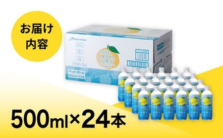 【期間限定】糸島はるかの炭酸水 500ml×24本入り 糸島市 / スターナイン [ARM021] 炭酸水 ペットボトル 500ml 24本 2ケース 無糖 みかん 柑橘 ドリンク