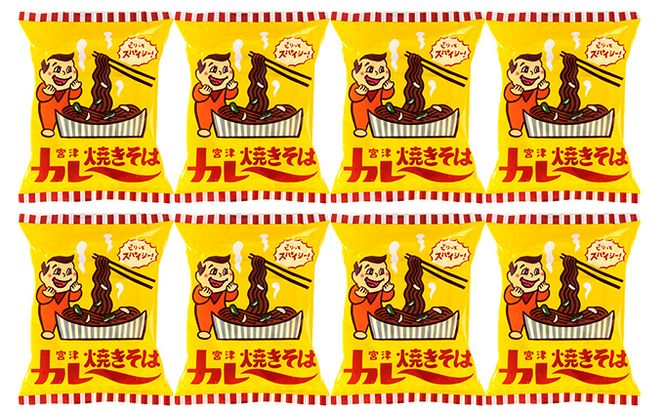 即席めん 宮津カレー焼きそば 4食入×2箱 天橋立 ご当地 ソウルフード インスタント麺 焼きそば ラーメン 麺類 B級グルメ 宮津 家庭 カレー焼きそば 