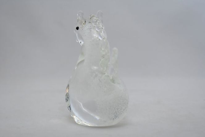 【期間限定】干支 午 白 SE-071【粋工房】_HA1873