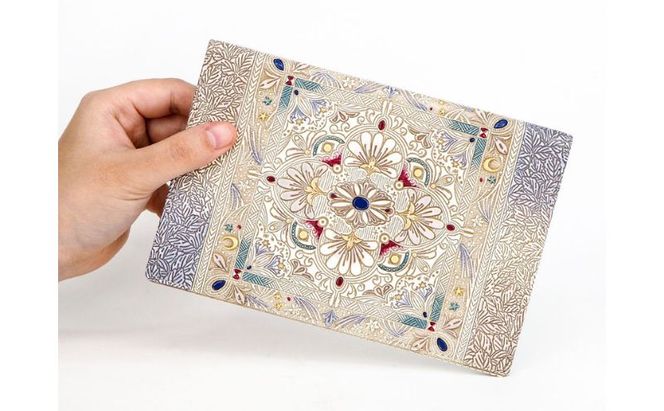 【文庫屋大関】パーソナルホルダー　夢幻のタピ【皮革工芸品】 民芸品 雑貨 日用品 文房具 革小物 革製品 ファイル ケース 