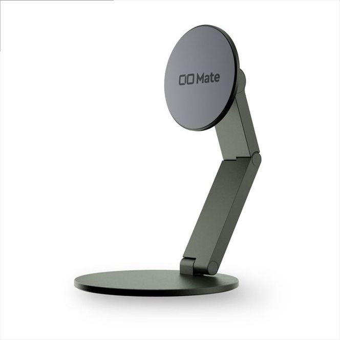 CIO スマホスタンド 卓上 iPhone マグネット式 マグセーフ MagSafe 折りたたみ 角度調整 Mate Magnet Stand モスグリーン｜小型 軽量 おしゃれ 便利 [2708]