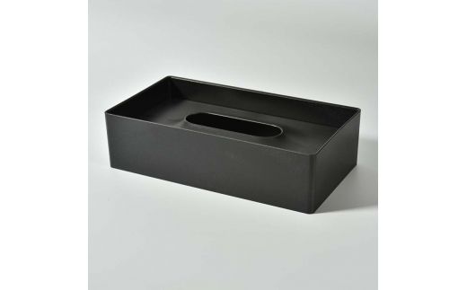 104Lab.ティッシュケース　ロング【カラー：ブラック】 復興　震災　コロナ【能登半島地震復興支援】 北陸新幹線 F6P-1419