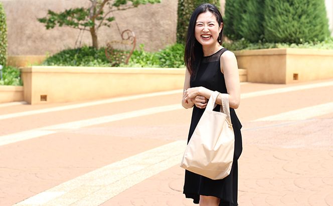 〈Chaleur シャルール〉Ribbon marcheバイオライナープラス消臭【M】サイズ ファッション かばん トートバッグ 手提げ 