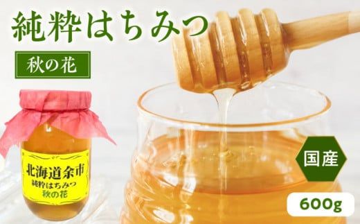 純粋 はちみつ 秋の花 600g 国産_Y057-0010