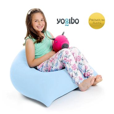 Yogibo Pyramid Premium（ヨギボー ピラミッド プレミアム）＜ペールブルー＞-[G777-21]