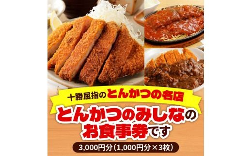 とんかつのみしな お食事券_S011-0005