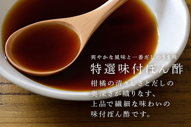 酢 内堀醸造 美濃特選味付ぽん酢セット 360ml×6本 312