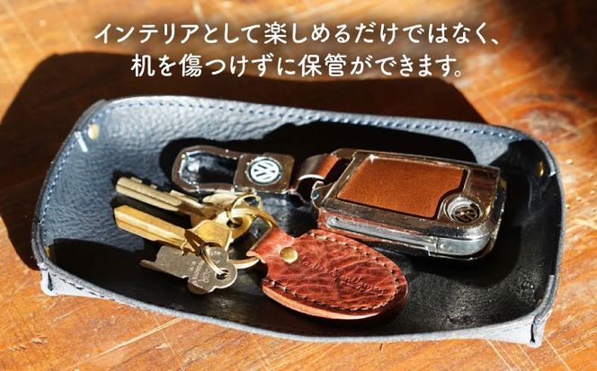 レザートレイ 糸島市 / LADIES＆GENTLEMEN [ADK045] つり銭トレー トレイ 小物入れ 小物トレー 革製品 クラフト