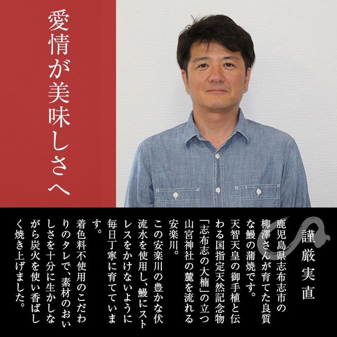 熟練の技が冴える！うなぎの柳澤 至極うなぎ蒲焼き3尾(計510g) b2-016