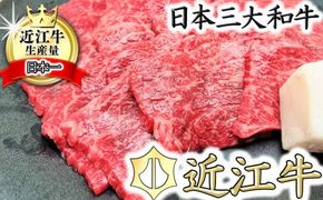 【総本家　肉のあさの】５等級近江牛焼肉用（もも・かた）【400ｇ】【AE11W】（国産牛　和牛　ブランド牛　ブランド和牛　黒毛和牛　牛肉　肉　高級　人気　おすすめ　神戸牛　松阪牛 に並ぶ 日本三大和牛 近江牛）