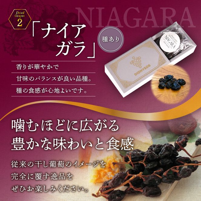 【ギフトボックス】余市産完全無添加干し葡萄DIONYSOS 6箱セット_ Y050-0029