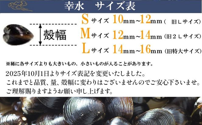 宍道湖産冷凍しじみＳサイズ（殻幅10mm～12mm）240ｇ×10袋 322032_BU003