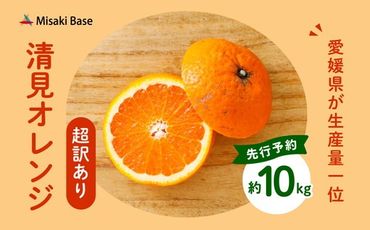 【先行受付】【※超訳あり】清見オレンジ 10kg | みかん 柑橘 ミカン 蜜柑 mikan 果物 フルーツ 糖度 甘い きよみ タンゴール 温州 オレンジ ミックス 愛媛県 伊方町 Misaki Base ※2025年3月中旬～4月中旬頃に順次発送予定 ※離島への配送不可