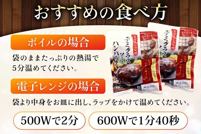 ハンバーグ 日本ハム まぼろしの味噌使用 デミグラスソース 150g 20個 [日本ハムマーケティング 宮崎県 日向市 452061707] レトルト 湯煎 レンジ 常温 小分け レトルト食品 真空 保存食 防災食 非常食 ふるさと納税 時短 簡単 肉 簡単調理 弁当 おかず 惣菜 デミグラス