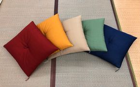 ワタセのカラー手作り座布団　「座り上手は座布団から」【CW18W1】

