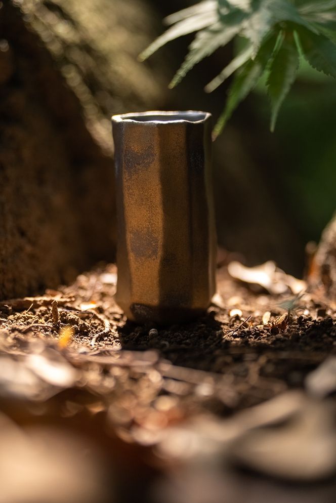 169-48-003　“ hikiZAN ”Premium Titanium Sake Vessel 3rd model【 日本酒 酒器 茨城県 日立市 】