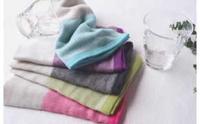 G1896 泉州南部織梅炭ふきん5枚セット