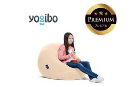 Yogibo Drop Premium（ヨギボー ドロップ プレミアム）＜クリームホワイト＞【ビーズクッション ビーズ 座椅子 椅子 クッション ビーズソファー ビーズソファ 新生活 プレゼント インテリア 家具 ベッド ゲーム】-[G763-8]