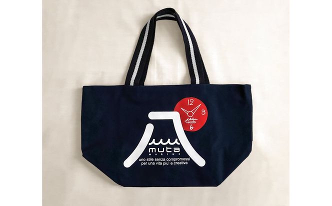 HASSIN＆MU-TAオリジナルトートバック【カラー：ネイビー】 232238_DR005VC01
