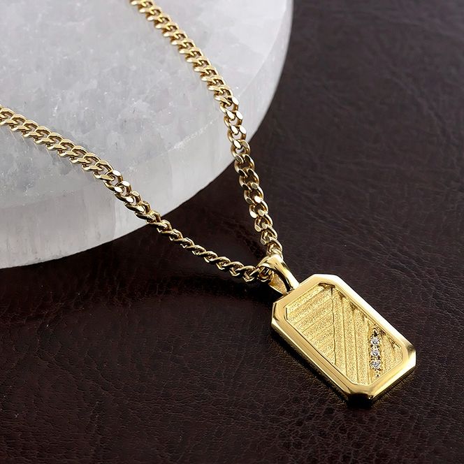 18金 ネックレス K18 インゴット型 喜平用 ペンダントトップ 大きめ プレート ダイヤモンド ゴールド 18k ダイヤ イエローゴールドk18 キヘイ 人気 シンプル ジュエリー 大人 普段 使い 230404102dymbauni-e SWAA295