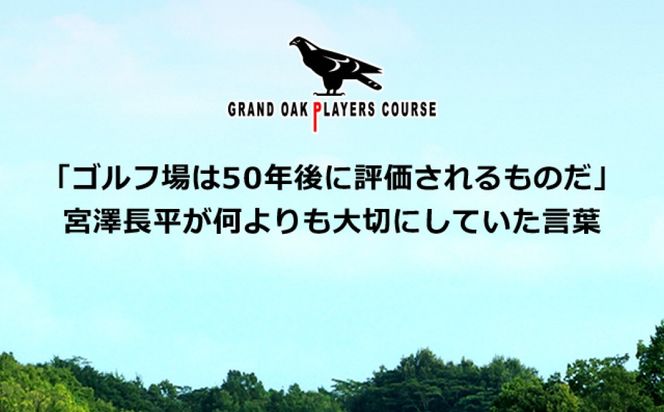 グランドオーク プレイヤーズコース 平日 1組4名様 プレー券 [ ゴルフ 加東市 兵庫県 関西 ゴルフ場 ] ゴルフ場利用権 