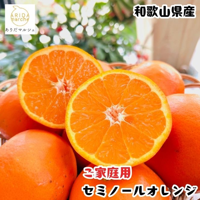 セミノールオレンジ（ご家庭用） 1kg+200g(補償分)｜ 柑橘 フルーツ 果物 くだもの 食品 人気 おすすめ 選べる 国産 美浜町