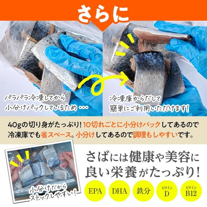 訳あり・さば 切り身(約1.2kg・40g前後×30切)セット 冷凍 国産 切身 魚 海鮮 おかず 骨抜き 骨なし 骨取り 鯖 惣菜 簡単調理 無塩フライ 塩焼き 味噌煮 大分県 佐伯市【AQ88】【株式会社　やまろ渡邉】