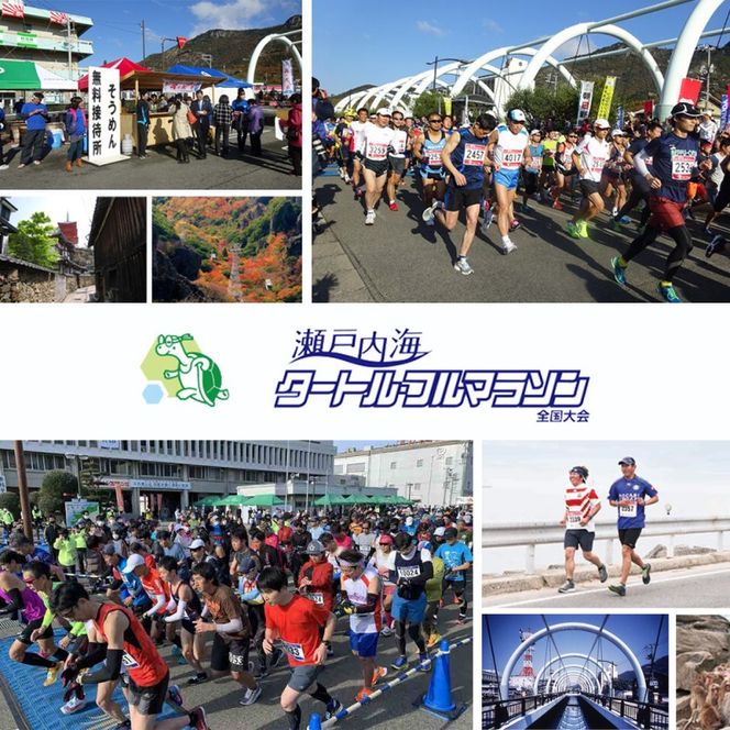 第45回 瀬戸内海タートル・フルマラソン全国大会参加権 1名様（ハーフの部） マラソン 瀬戸内 小豆島 ハーフ  参加権 タートルマラソン 土庄