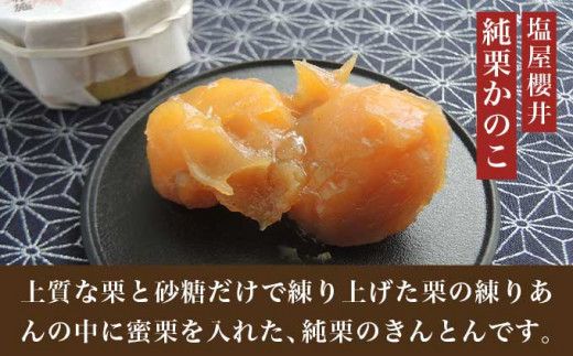 小布施栗菓子屋4社 栗かの子食べ比べセット ふるさと納税限定 ［小布施屋］ 詰め合わせ 和菓子 スイーツ お取り寄せ 味比べ 和菓子セット 栗菓子 栗きんとん かのこ 名物 長野 信州 小布施堂 桜井甘精堂 栗庵風味堂 塩屋櫻井［A-103］
