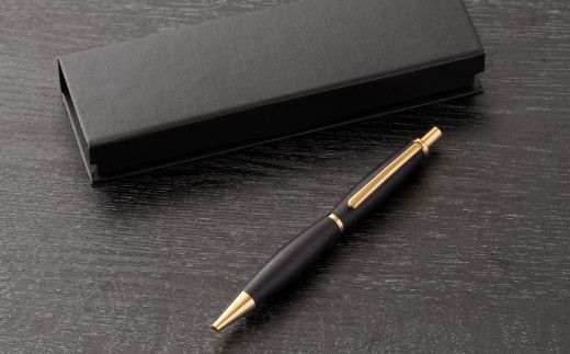 【黒檀】木製ハンドメイドボールペン ノック式