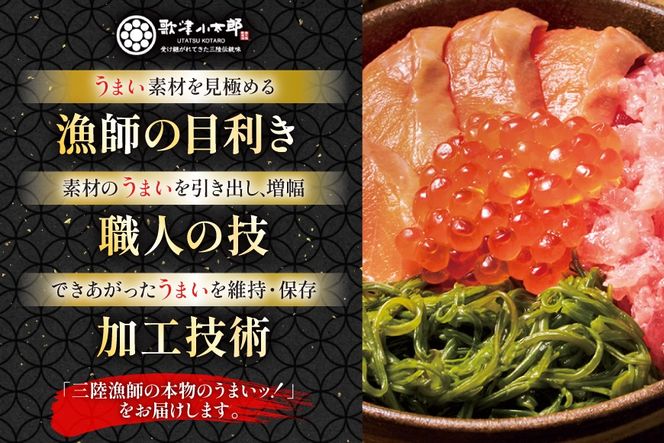 漁師めし 海鮮 詰合せ 〈梅〉 各90g×2 計180g [橋本水産食品 宮城県 南三陸町 m304amh590018] 詰め合わせ セット 魚介 魚介類 魚 海鮮 海鮮丼 丼 サーモン 銀鮭 鮪 まぐろ マグロ 鮭 まぐろたたき 小分け 個包装 冷凍 三陸 ホタテ 帆立 ほたて めかぶ